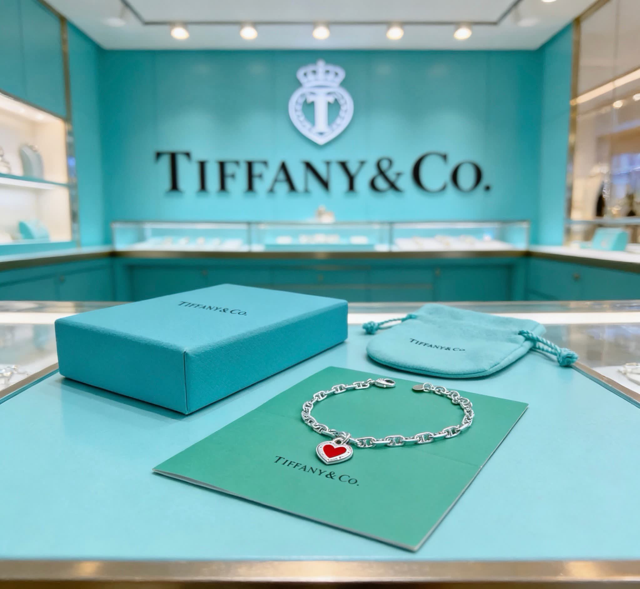 Tiffany & Co. Heart Charm Bracelet